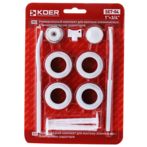 Комплект для радіатора 3/4" KOER SET-04