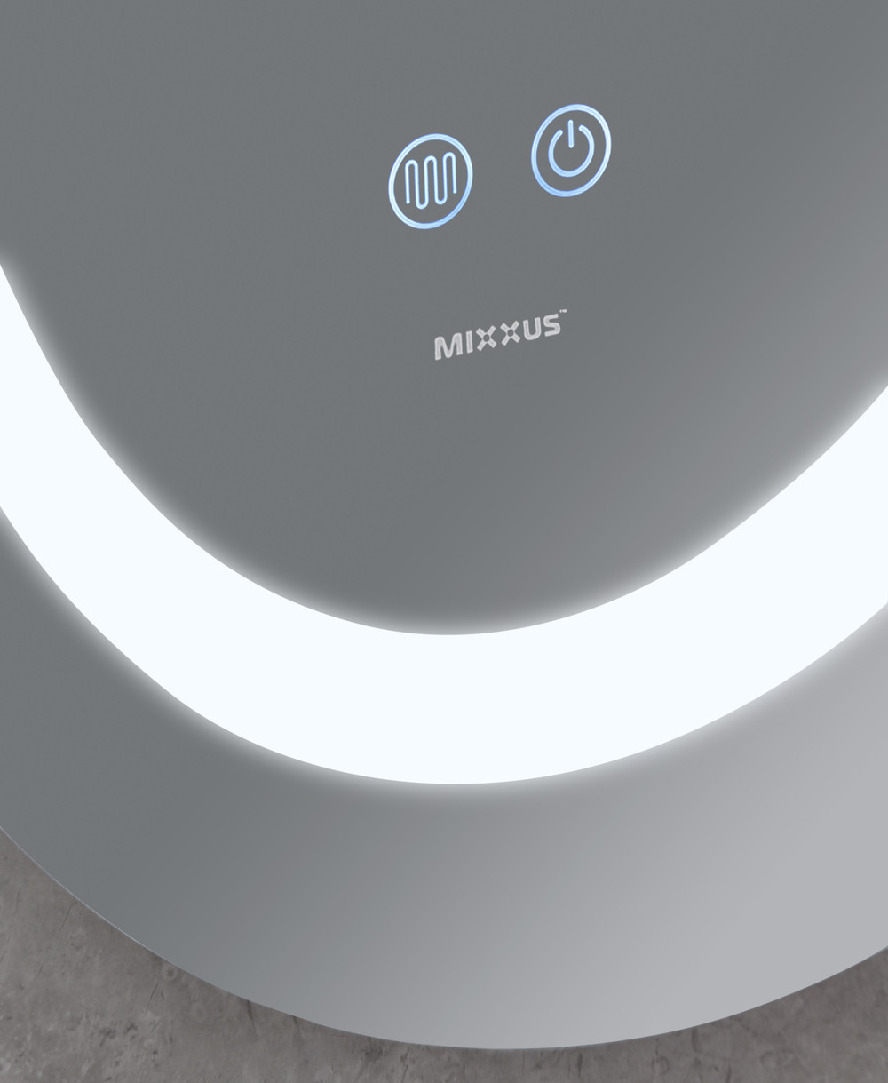 Дзеркало Mixxus PLAIN MV03-50x70 з Led Touch, Anti-fog, димером, регулятором яскравості - Зображення 9