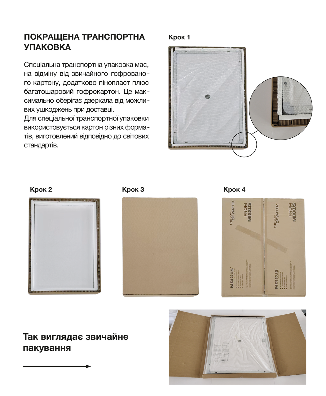 Дзеркало Mixxus PLAIN MC02-60-CASE з Led Touch, Anti-fog, димером, регулятором яскравості, годинником - Зображення 8