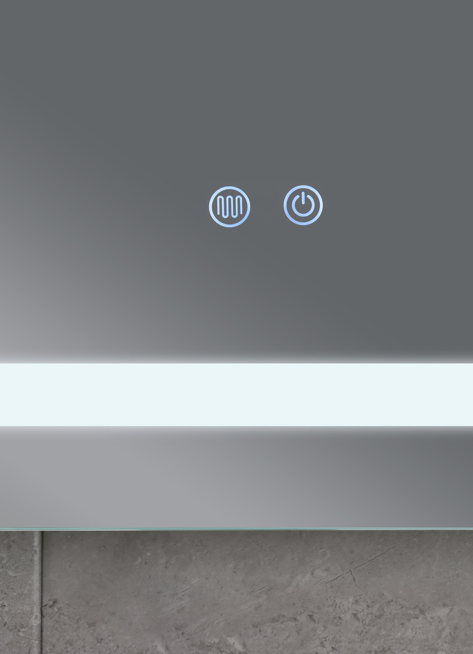 Дзеркало Mixxus STYLE MR13-80x60-Reverse з Led Touch, Anti-fog, димером, регулятором яскравості - Зображення 7