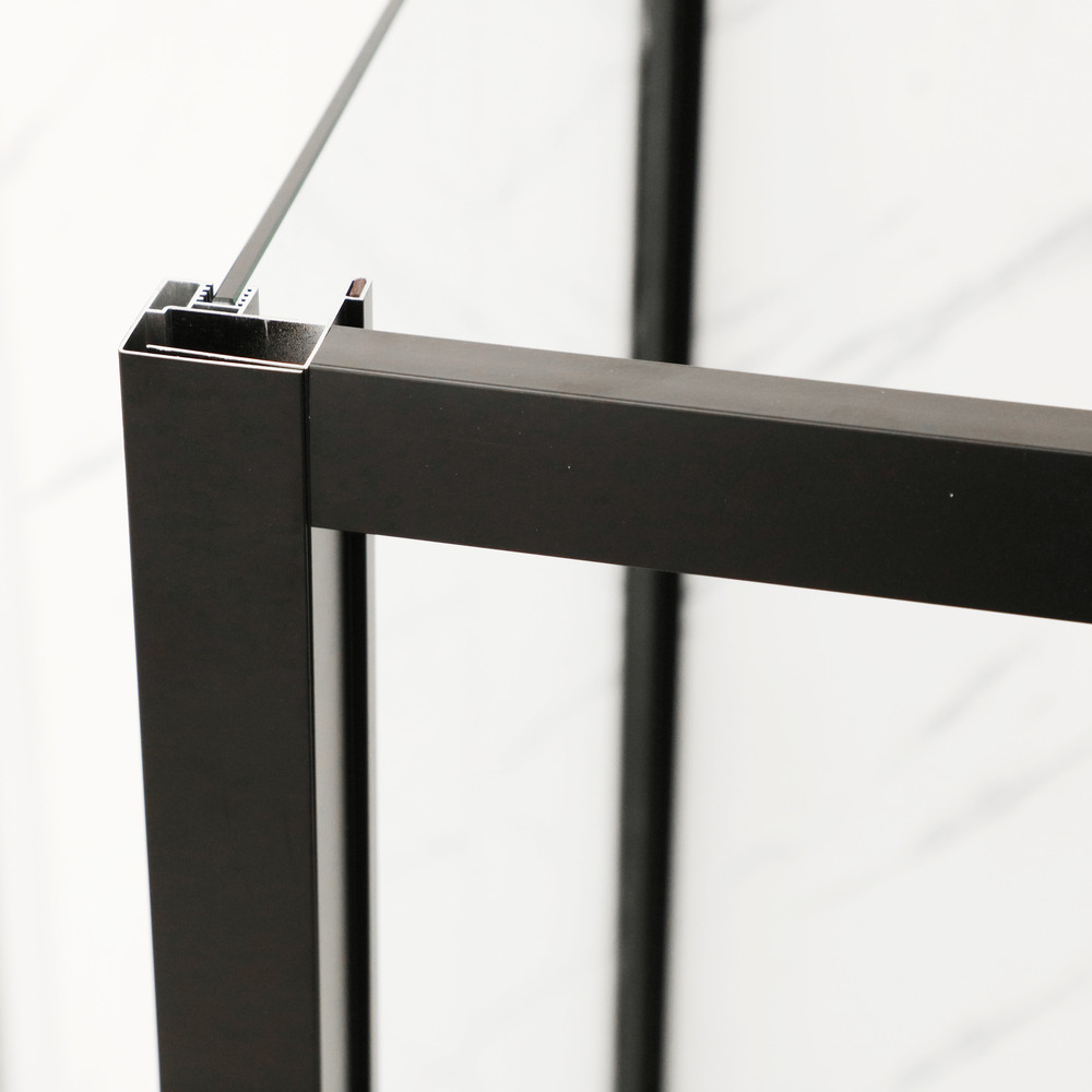 Душова кабіна без піддону Mixxus Premium DIVERSE SC03-100x80x195-TR Black прозоре скло 6мм - Зображення 6