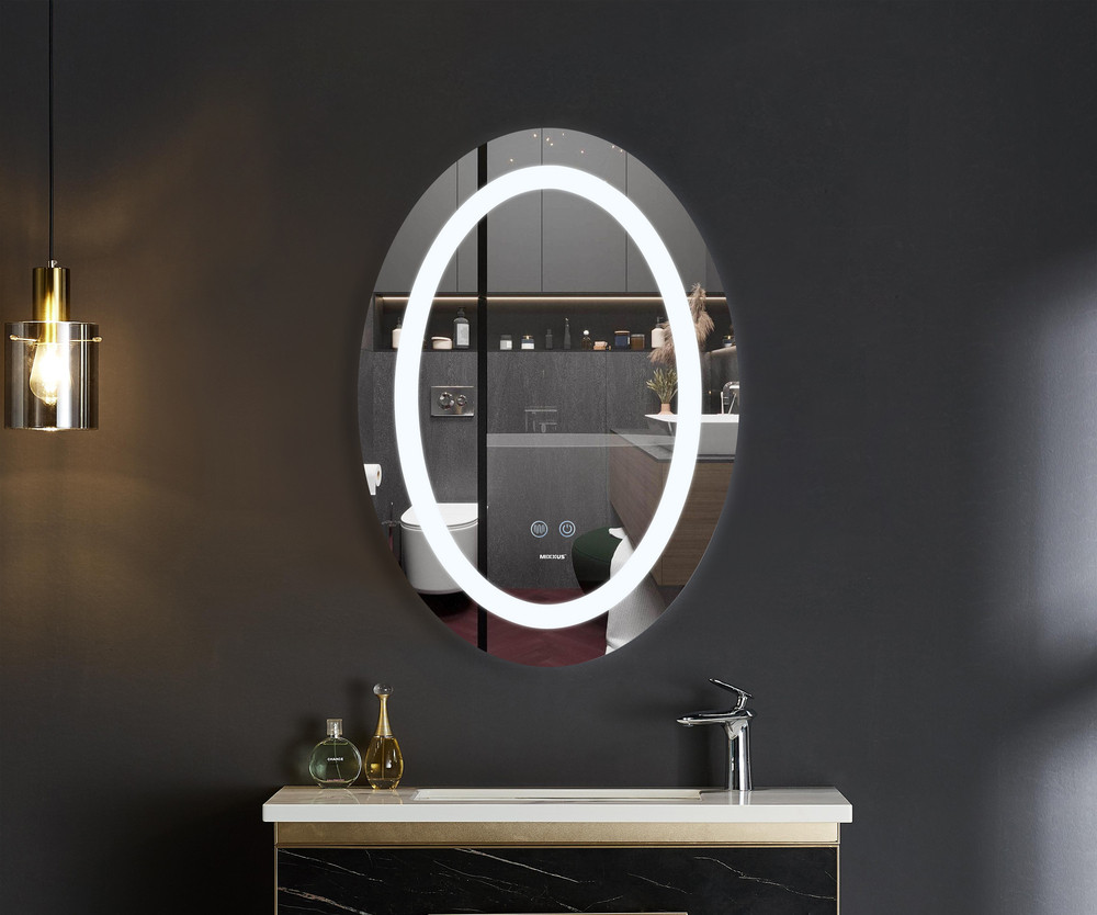 Дзеркало Mixxus PLAIN MV03-50x70 з Led Touch, Anti-fog, димером, регулятором яскравості - Зображення 4