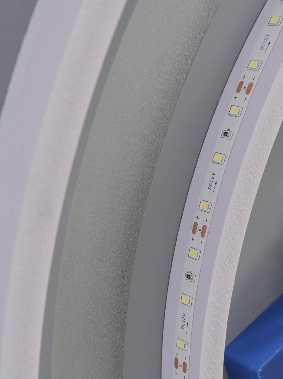 Дзеркало Mixxus PLAIN MC02-60-CASE з Led Touch, Anti-fog, димером, регулятором яскравості, годинником - Зображення 6