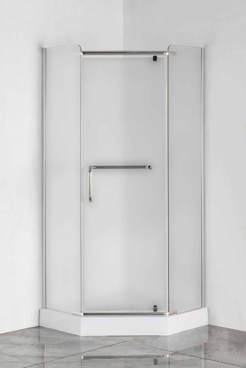 Душова кабіна з низьким піддоном Mixxus LINES SCT01-90x90x198-TR CHROME прозоре скло 6мм - Зображення 10