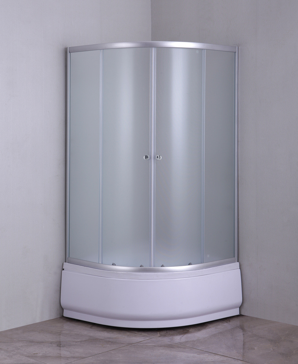 Душова кабіна з високим піддоном Mixxus PLAIN SCT01-90x90x195-FB SATIN матове скло 4мм - Зображення 9