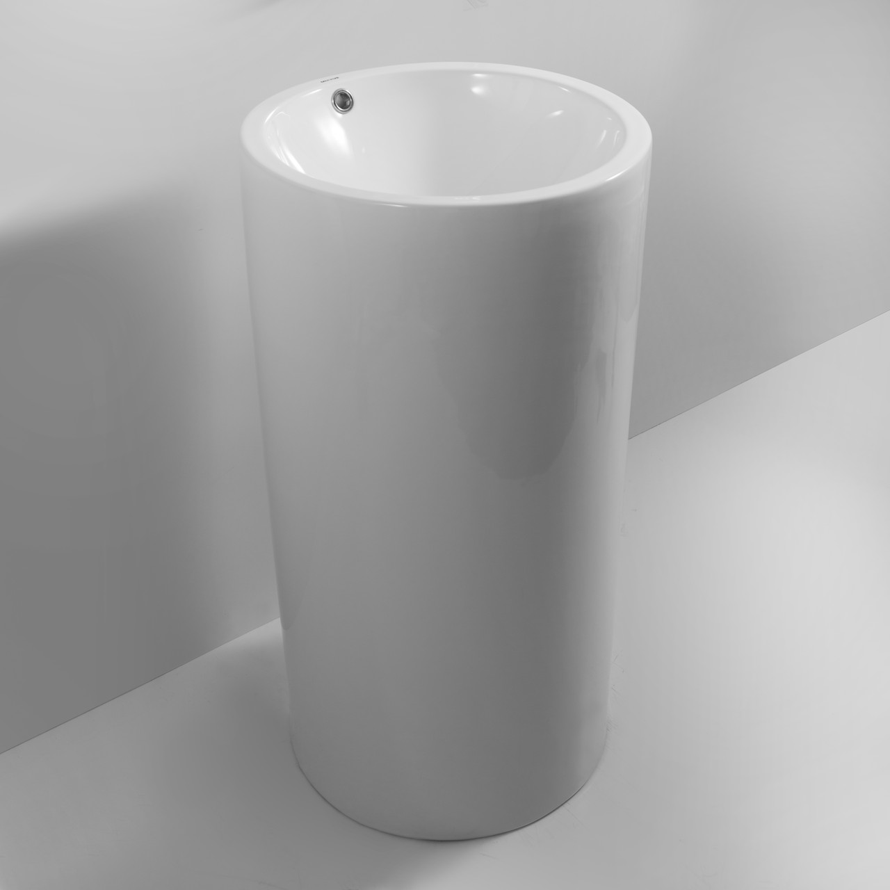 Раковина моноблок MIXXUS PREMIUM ELLIPSE-1101 460х460х855mm з переливом - Зображення 2