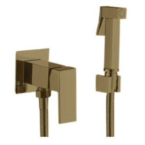 Змішувач для гігієнічного душу Haiba KUBUS 002 BRUSHED GOLD