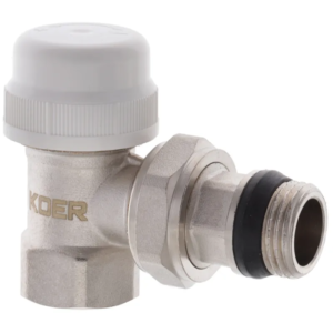 Кран термостатичний кутовий 1/2" KOER KR.921-GI