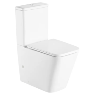 Унітаз-компакт Mixxus Premium Quadro-0401-R 610x365x825mm, система змиву RIMLESS