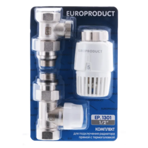 Комплект для підключення радіатора Europroduct EP.1301 - 1/2''