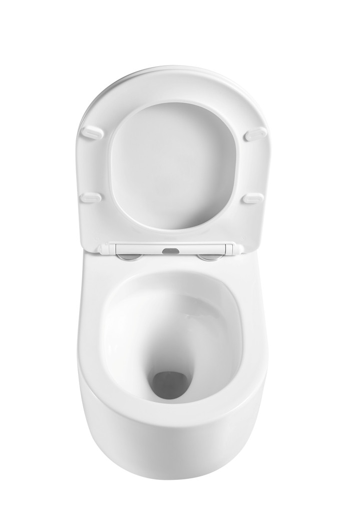 Унітаз підвісний Mixxus Premium TOPPER-0302-T3 490×360×380 мм, система змиву TORNADO 3.0, білий - Зображення 2