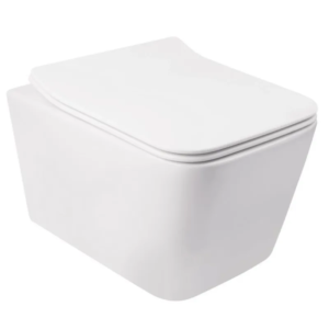Унітаз підвісний Mixxus QUADRO-0304-R 520x360x365mm, система змиву RIMLESS