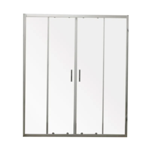 Двері в нішу Mixxus Premium DIVERSE SD01-160x185-TR Chrome прозоре скло 5мм