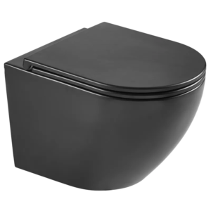 Унітаз підвісний Mixxus Premium ELLIPSE-0303-T3 BLACK 520х365х360mm,система змиву TORNADO 3.0