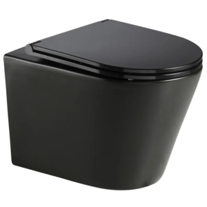 Унітаз підвісний Mixxus Premium BEVEL-0301-T3 BLACK 515х355х365mm, система змиву TORNADO 3.0