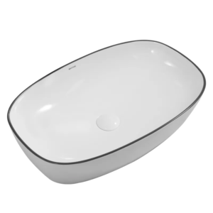 Раковина накладна Mixxus Premium DIVERSE-0111 EDGE BLACK 600х380х140mm
