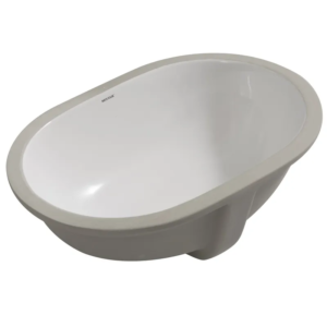 Раковина врізна під стільницю MIXXUS PREMIUM ELLIPSE-1701 570х385х205mm з переливом