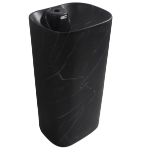 Раковина моноблок MIXXUS PREMIUM DIVERSE-1102 MARBLE 460х380х840mm з отвором під змішувач та переливом