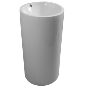 Раковина моноблок MIXXUS PREMIUM ELLIPSE-1101 460х460х855mm з переливом