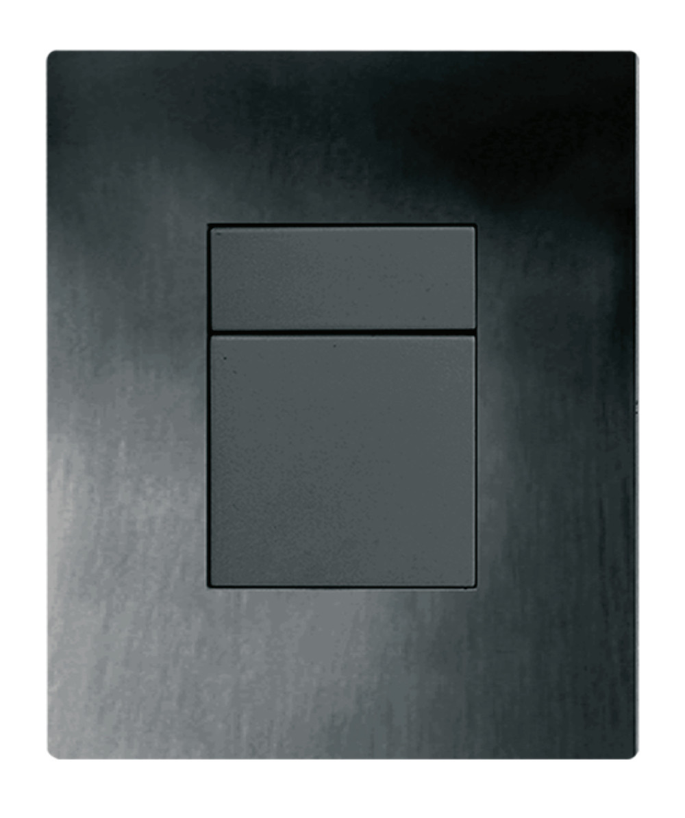 Панель змиву пластикова KOER KT-0607-05 157x198x3mm, кнопка квадратна - Зображення 3