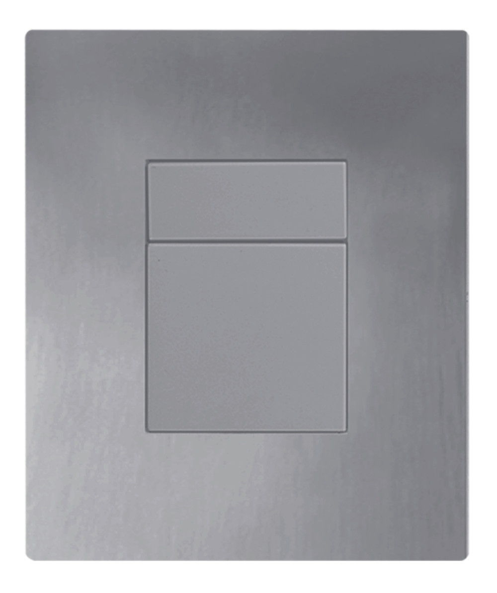 Панель змиву пластикова KOER KT-0607-07 157x198x3mm, кнопка квадратна - Зображення 2