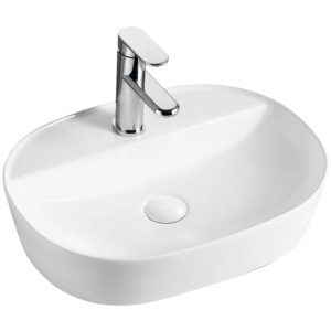 Раковина накладна Mixxus Premium ELLIPSE-0203 510х375х120mm з отвором під змішувач