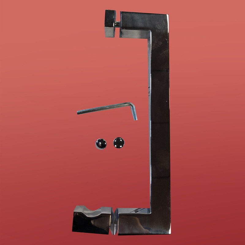 Двері в нішу KOER SR SD02-140x200-TR-01 прозоре скло Easy Clean 8мм, хром - Зображення 10