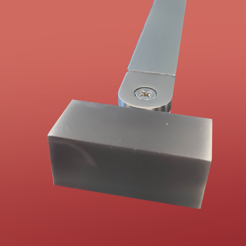 Двері в нішу KOER SR SD04-120x200-TR-07 прозоре скло Easy Clean 10мм, графіт - Зображення 10