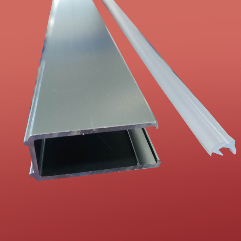 Двері в нішу KOER SR SD01-120x200-TR-07 прозоре скло Easy Clean 8мм, графіт - Зображення 6