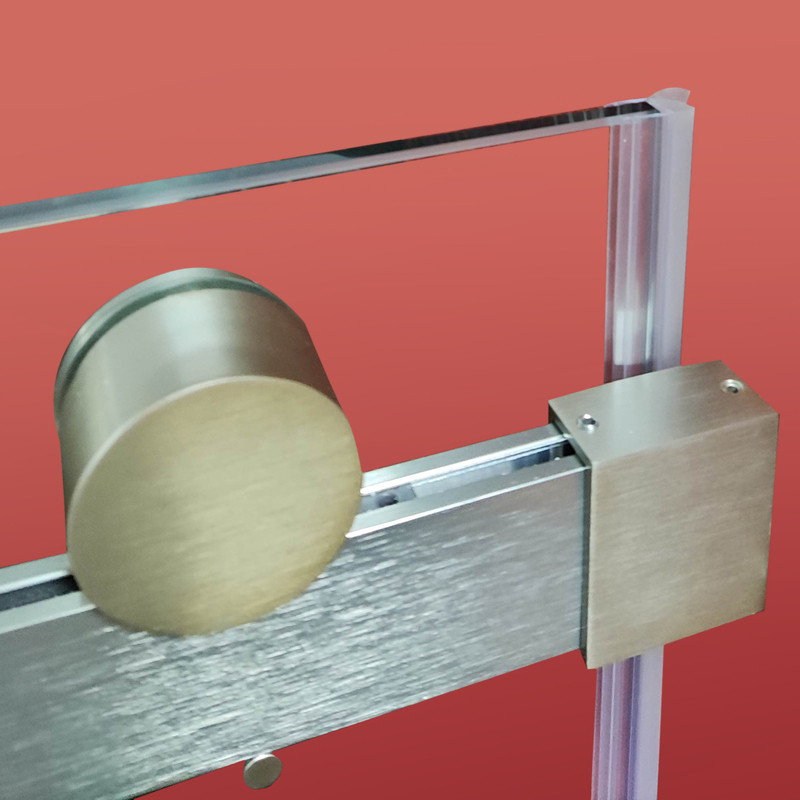 Двері в нішу KOER SR SD01-120x200-TR-02 прозоре скло Easy Clean 8мм, нікель - Зображення 10