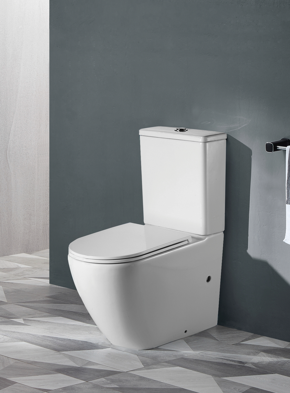 Унітаз-компакт Mixxus Premium Ellipse-0401-T1 630x390x840mm, система змиву TORNADO 1.0 - Зображення 8