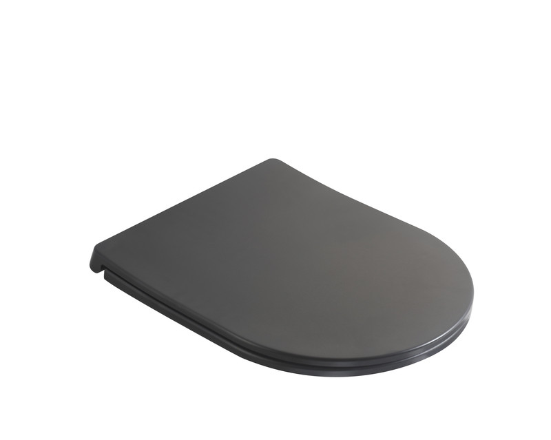 Унітаз підвісний Mixxus Premium ELLIPSE-0309-T1 GRAY 530x360x350mm система змиву TORNADO 1.0 - Зображення 4