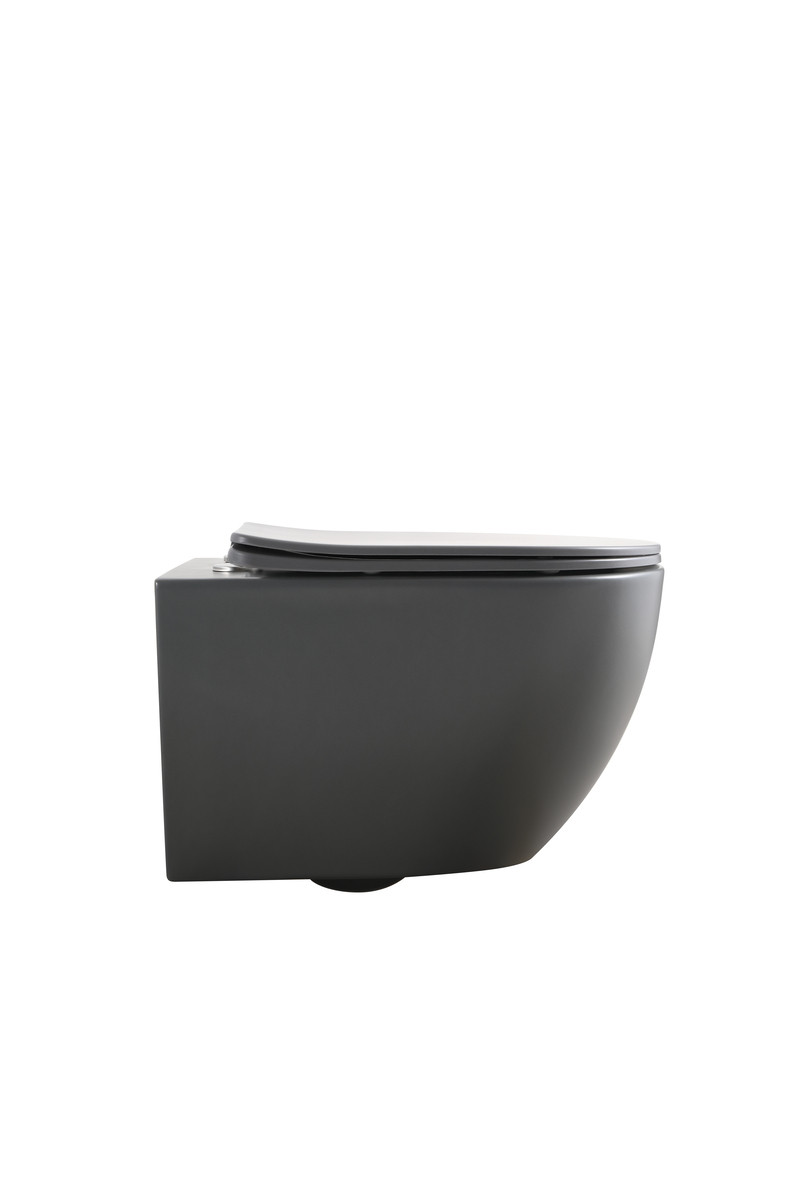 Унітаз підвісний Mixxus Premium ELLIPSE-0309-T1 GRAY 530x360x350mm система змиву TORNADO 1.0 - Зображення 9