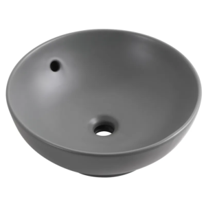 Раковина накладна Mixxus Premium TOPPER-0201 GRAY 410x410x165mm з переливом