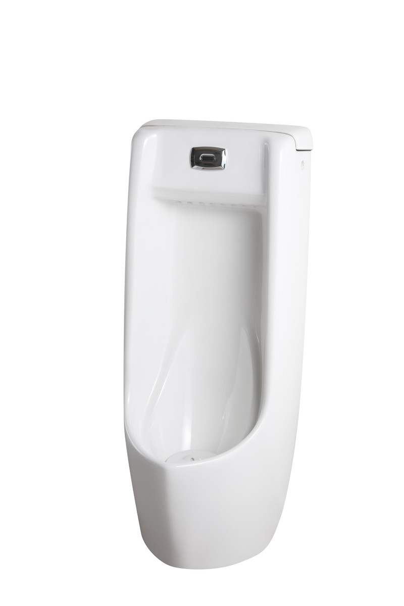 Пісуар підлоговий Mixxus Premium BEVEL-0901 380×405×1000 мм з ІЧ-датчиком автоматичного змиву, білий - Зображення 4