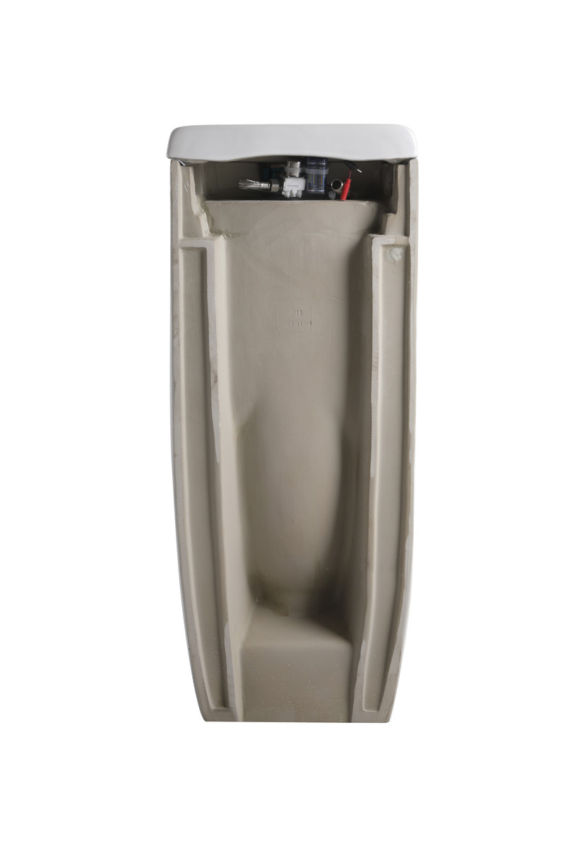 Пісуар підлоговий Mixxus Premium BEVEL-0901 380×405×1000 мм з ІЧ-датчиком автоматичного змиву, білий - Зображення 8