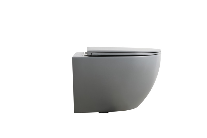 Унітаз підвісний Mixxus Premium ELLIPSE-0308-T3 GRAY 490x360x360mm система змиву TORNADO 3.0 - Зображення 5