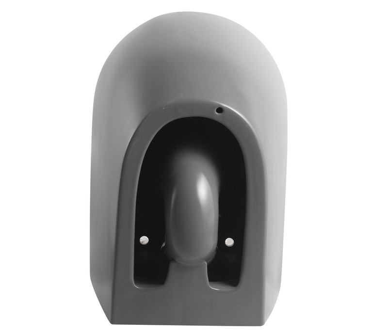 Унітаз підвісний Mixxus Premium ELLIPSE-0308-T3 GRAY 490x360x360mm система змиву TORNADO 3.0 - Зображення 8
