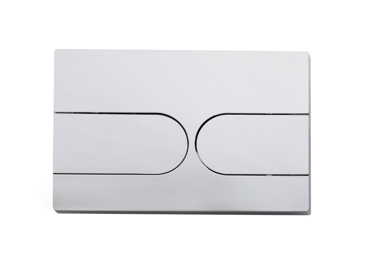 Панель змиву KOER KT-0604-01 240x160x10mm пластикова, кнопка закруглена - Зображення 3