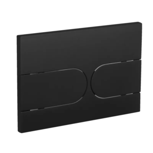 Панель змиву KOER KT-0604-05 240x160x10mm пластикова, кнопка закруглена