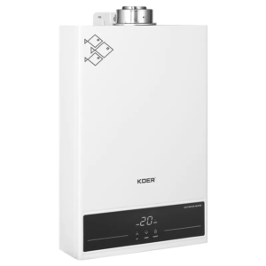 Газова колонка KOER KWH.G0312 TURBO WHITE турбована 12 л/хв, колір білий