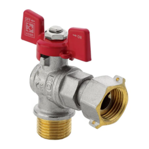 Кран з накидною гайкою 1/2" ГШМ кутовий KOER KR.221