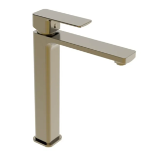 Змішувач для умивальника високий Haiba KUBUS 001 BRUSHED GOLD