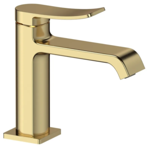 Змішувач для умивальника Mixxus Premium DALI 001 NUT Brushed Gold