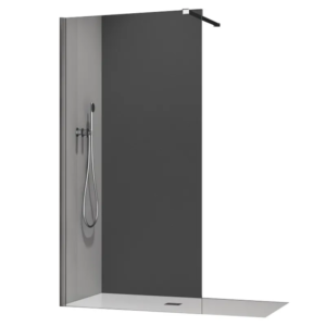 Душова перегородка KOER SR SP01-100x200-TR-01 Walk-In прозоре скло Easy Clean 8мм, хром