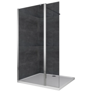 Душова перегородка KOER SR SP03-120x200-TR-01 Walk-In прозоре скло Easy Clean 8мм, хром