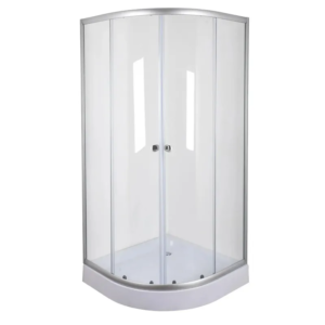 Душова кабіна без піддону Mixxus PLAIN SC01-90x90x185-TR CHROME прозоре скло 4мм