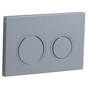 Панель змиву KOER KT-0605-01 220x140x12mm пластикова, кнопка кругла
