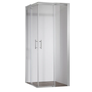 Душова кабіна без піддону KOER SR SC03-90x90x200-TR-01 прозоре скло Easy Clean 6мм, хром
