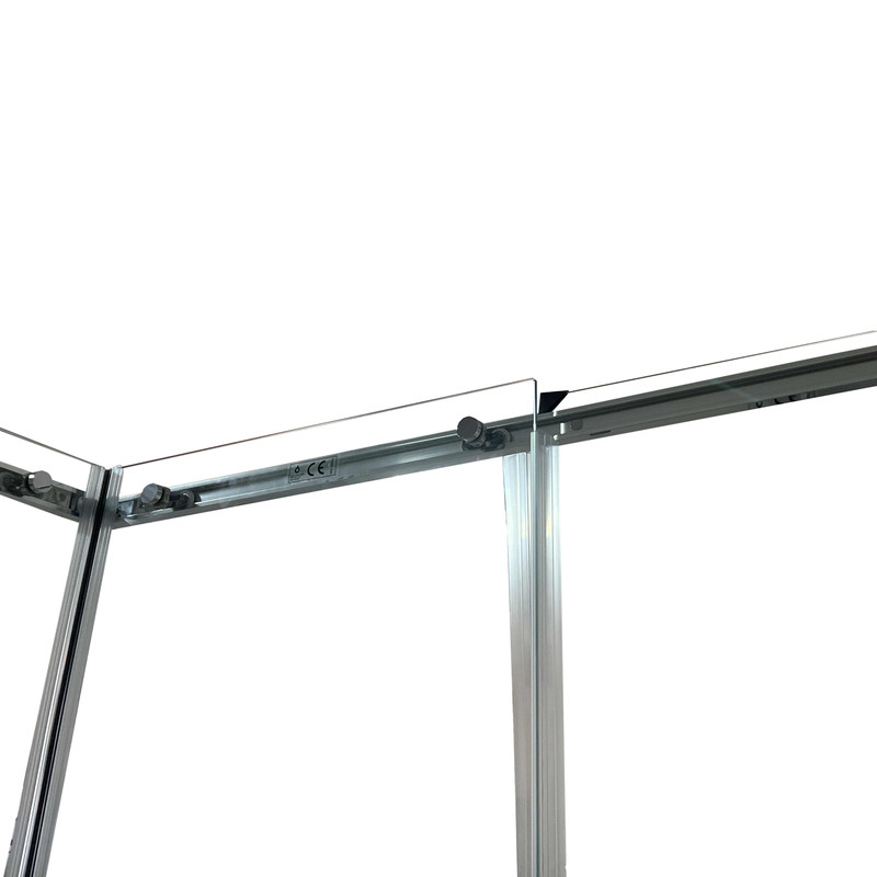 Душова кабіна без піддону KOER SR SC03-90x90x200-TR-01 прозоре скло Easy Clean 6мм, хром - Зображення 3
